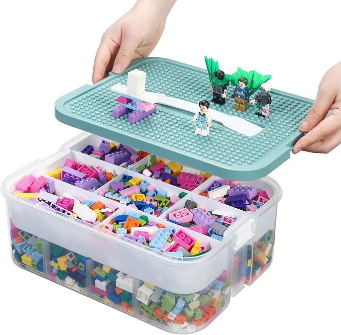 Douorgan Toy Storage Organizer for Lego Stackable Organizer Bins by Douorgan