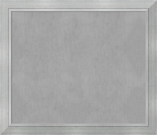 Amanti Art Silver Framed Magnetic Board 47x55 Oversize Vision Board by AmantiArt