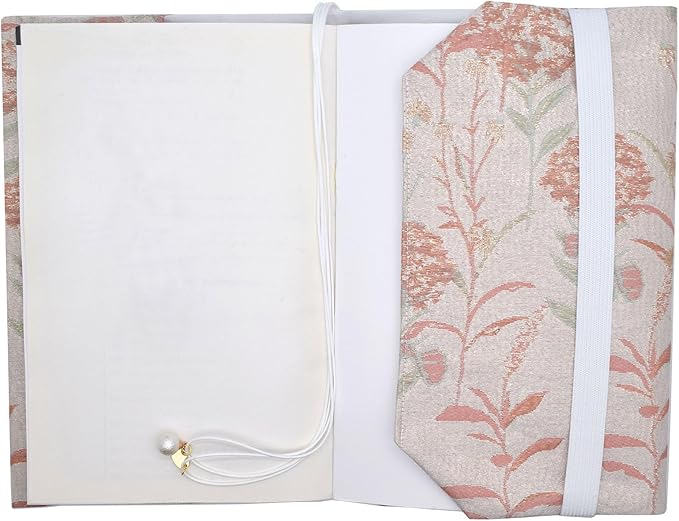 BLBMH A5 Book Covers for Paperbacks Book Cover Fit for 5.5x8.3 inch Adjustable Book Sleeve Cover for A5 Diary Books Fabric Softcover Protector for Notebook - Dandelions Pink-DeskLoop Office