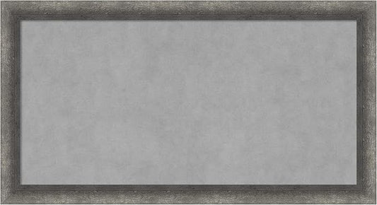 Amanti Art Grey Framed Magnetic Board 14x26 Small Vision Board by AmantiArt
