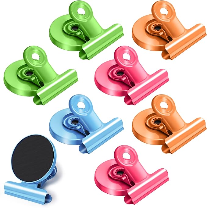 8Pack Fridge Magnets Refrigerator Magnetic Clips by JTIEO