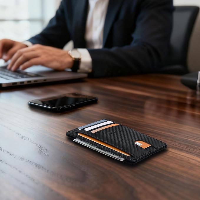 Espera Slim Minimalist Front Pocket Wallet - Image 9