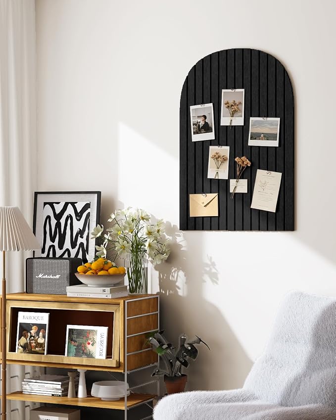 Large Arched Felt Bulletin Board 36"x24" - Image 5