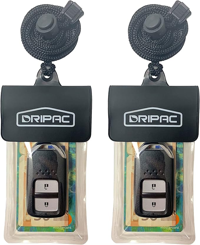 DRIPAC Waterproof Car Key FOB Case Waterproof Wallet Waterproof Holder Pouch by DRLOKPAK