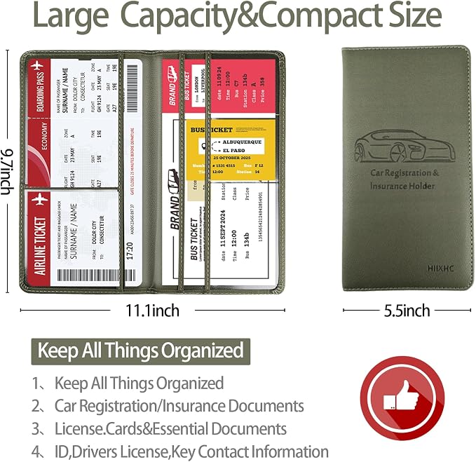 Car Registration and Insurance Card Holder - Image 4