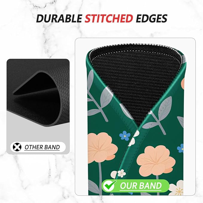 ITNRSIIET Mouse Pad Non-Slip Rubber Base Smooth Surface Stitched Edges - Image 5