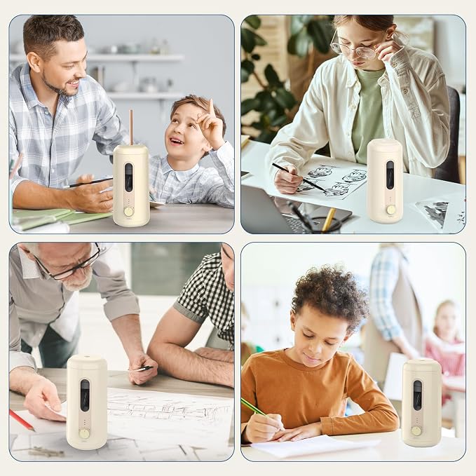 Electric Pencil Sharpener, Fully Automatic Pencil Sharpener - Image 7