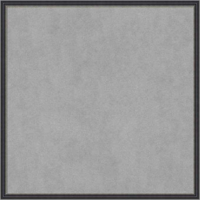 Amanti Art Black Framed Magnetic Board 25x25 Medium Vision Board by AmantiArt