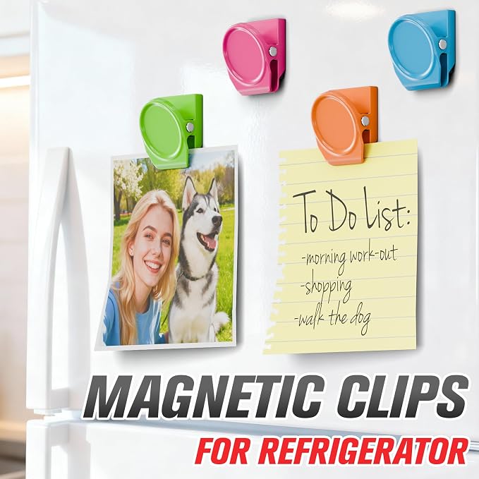 48 Pack Magnetic Clip Heavy Duty, Cute Magnetic Clips - Image 9