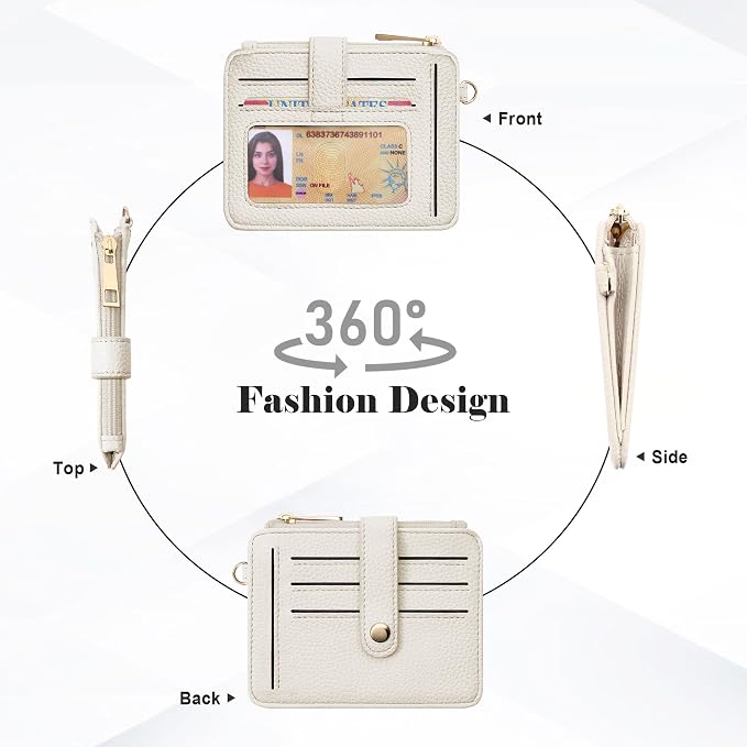 Airkit Wristlet Wallets for Women, Keychain RFID Blocking Credit Card Holder - Image 5