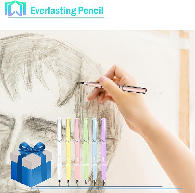 6 Sets Everlasting Pencil, Infinity Pencil, No-Sharpening Pencils - Image 4