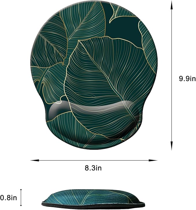 Mouse Pad with Wrist Support, Ergonomic Mouse Pad with Memory Foam Wrist Rest - Image 5