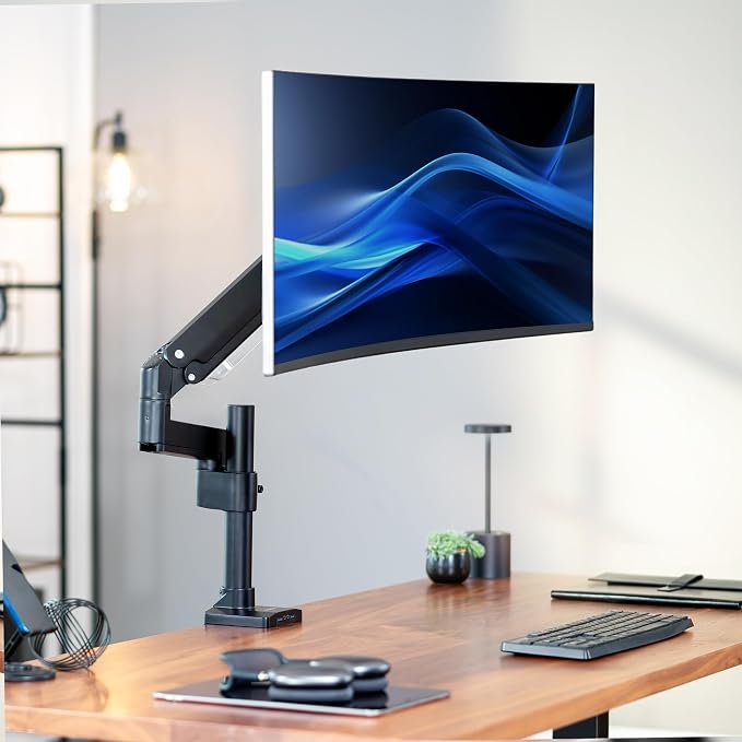 VIVO Premium Aluminum Tall Extended Monitor Arm - Image 2