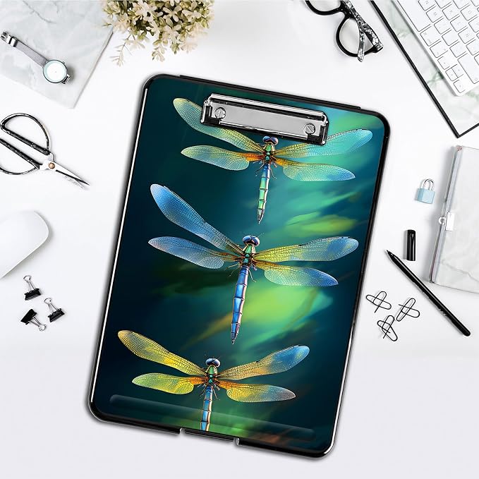 Clipboard with Storage, Office Supplies Nursing Clipboards Folder with Pen - Image 4