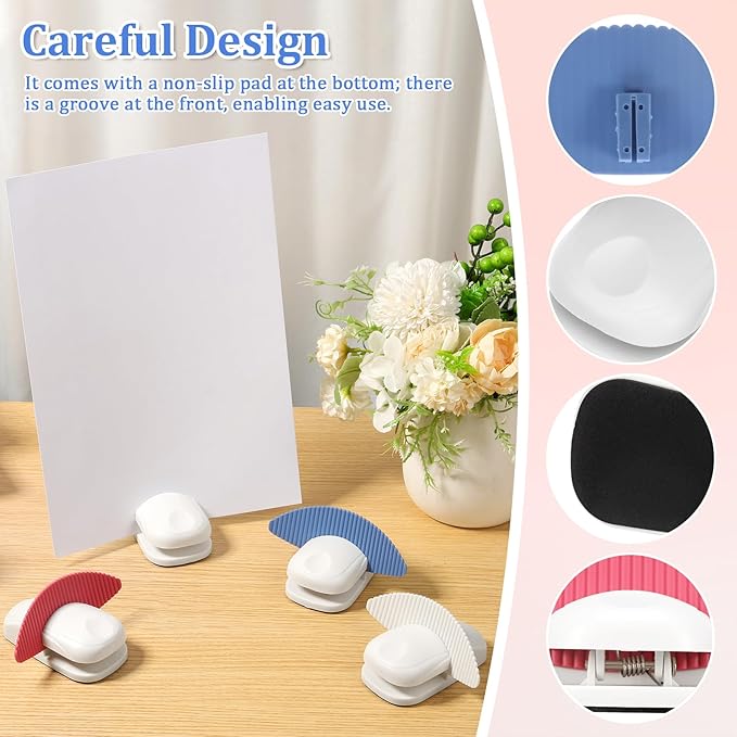 4PCS Paper Holder Stand for Typing, Portable Document Holder treochtfun - Image 5