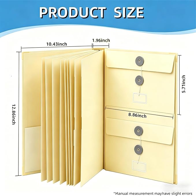 Important Document Organizer for Family Records, Home Filing System - Image 2