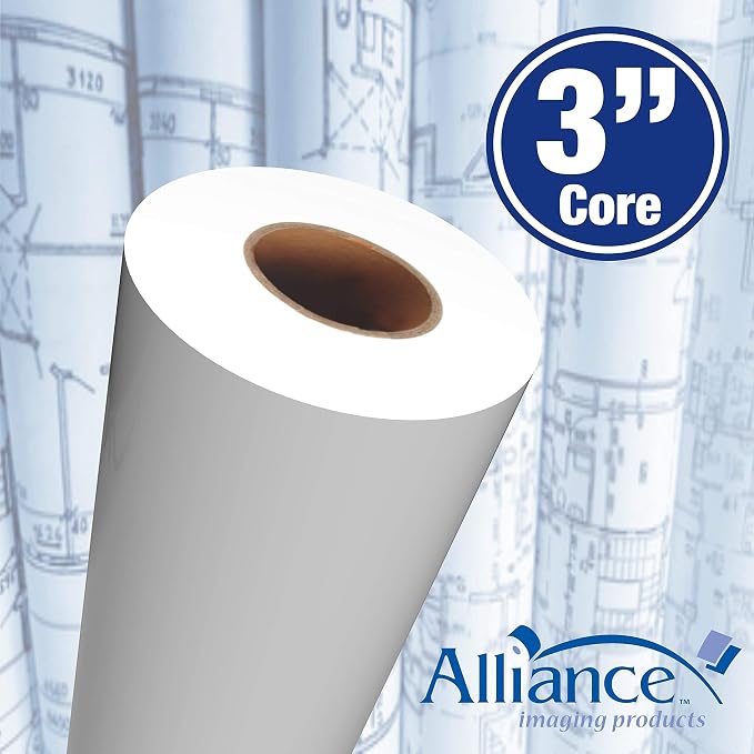 Alliance Wide Format Paper 30” x 500’ Rolls Bond Engineering 92 Bright 20lb - Image 5