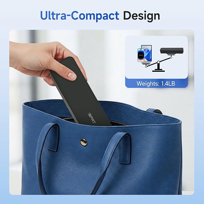 iDPRT Portable Printer Wireless for Travel, 300DPI Bluetooth Thermal Printer Support for 8.5"x11" US Letter, Inkless Compatible with iOS, Android, Laptop for Office, Car and Home, School-DeskLoop Office