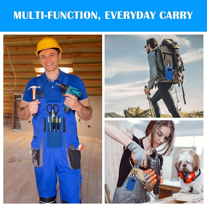 2 Pcs KATOLK Belt Pen Holder, Detachable Military Duty Pencil Sleeve Case - Image 7