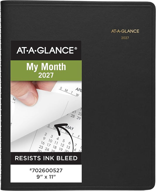 AT-A-GLANCE 2027 Planner, 15-Month Jan-Mar, Unruled Daily Blocks by AT-A-GLANCE
