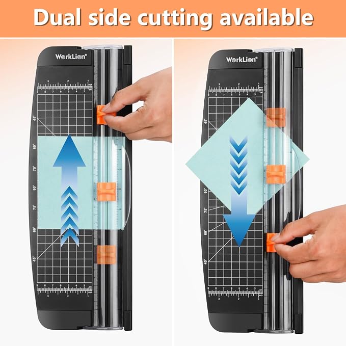 WORKLION Small Paper Trimmer, Portable Paper Cutter - Image 5