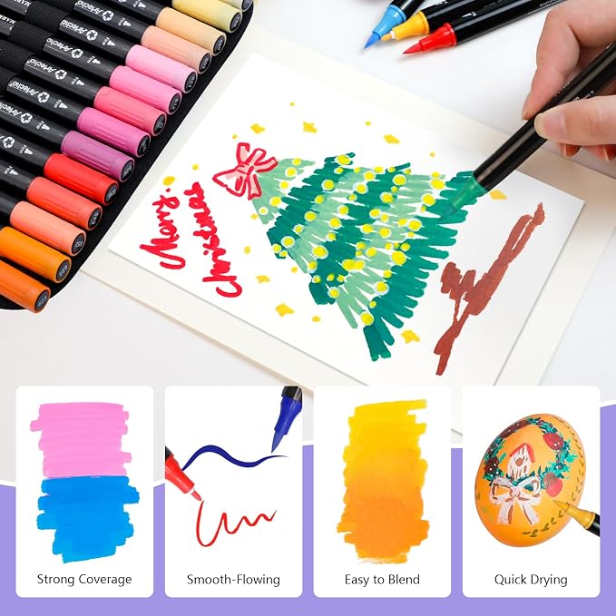 Artecho Acrylic Paint Markers 48 Colors - Image 4