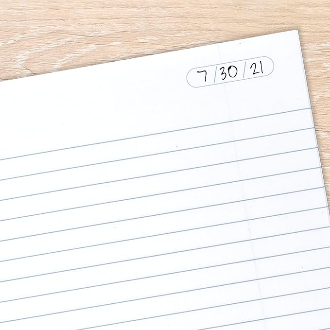 Cambridge Limited Business Notebook, Legal Ruled, 8-1/4" x 11", 80 Sheets, Soft Touch Flexible Cover, Wirebound, Blue (UN06062-20)-DeskLoop Office