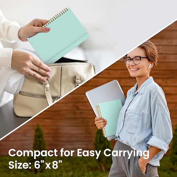 Taja Lined Spiral Journal Notebook - Image 6