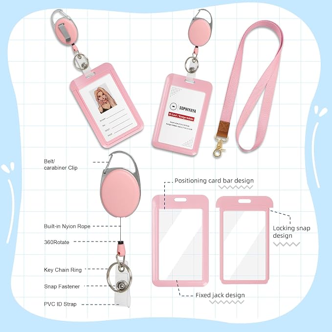 Badge Holder and Retractable Reel - Image 3