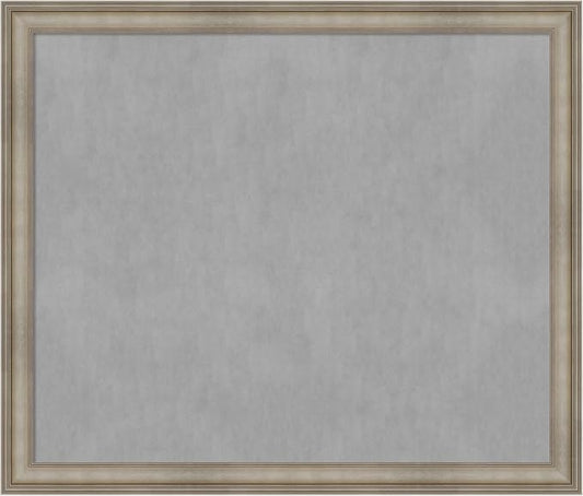 Amanti Art Silver Framed Magnetic Board 45x53 Oversize Vision Board by AmantiArt