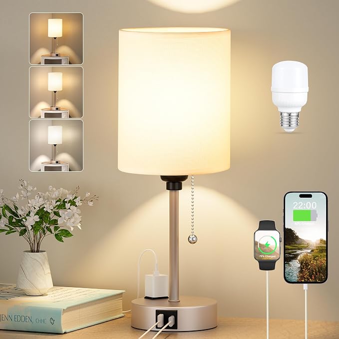 Small Bedside Table lamp for Bedroom by DicooolDirect