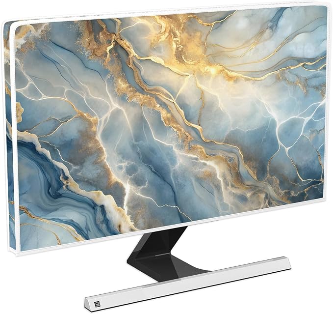 Baocicco Gold Blue Waterproof Screen TV Cover 70 Inch Modern Full Body Covers by Baocicco
