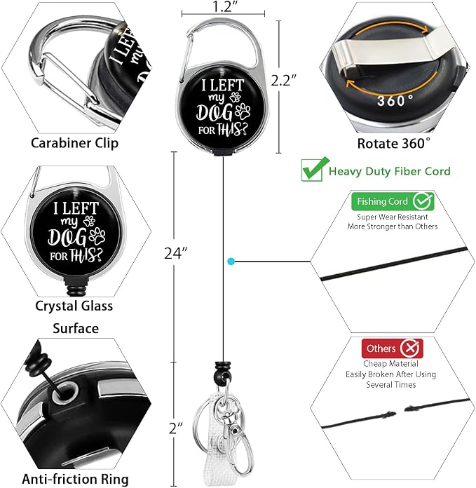 Giancomics Dog Lover ID Badge Holder - Image 5