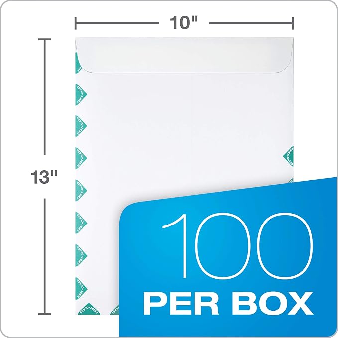 Quality Park 10 x 13 First Class Catalog Envelopes, First Class Border - Image 3