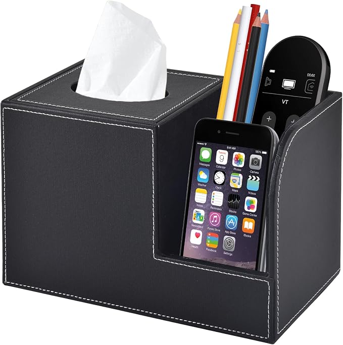 PU Leather Tissue Box Cover by XNONE