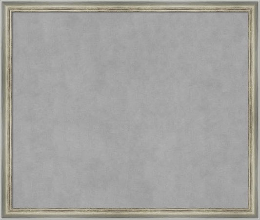 Amanti Art Silver Framed Magnetic Board 22x26 Medium Vision Board by AmantiArt