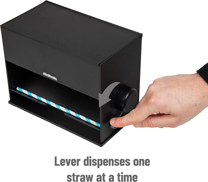 Mind Reader Compact Straw Dispenser or Pencil Dispenser, Countertop Organizer - Image 5
