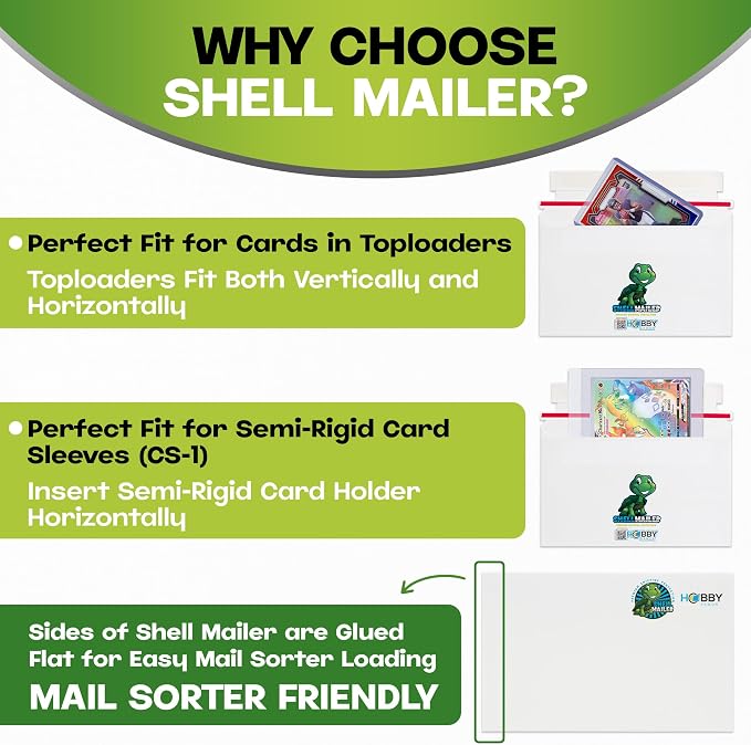 500 Pack Shell Mailer Trading Card Envelopes by Hobby Armor, Perfect Sized - Image 5