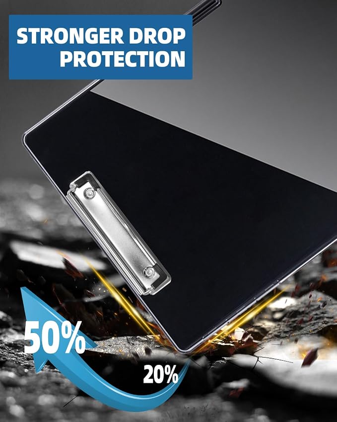 Clearview Clipboard with 2 Storage, Dry Erase 8.5x11 Heavy Duty ClipBoards - Image 4