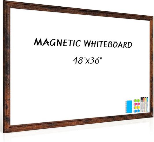 Large White Board for Wall, Hanging Writing Board for Home Office School by QUEENLINK