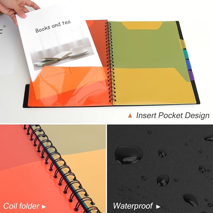 Uquelic Clipboard with Folder Organizer, 12 Pockets Project Organizer - Image 6