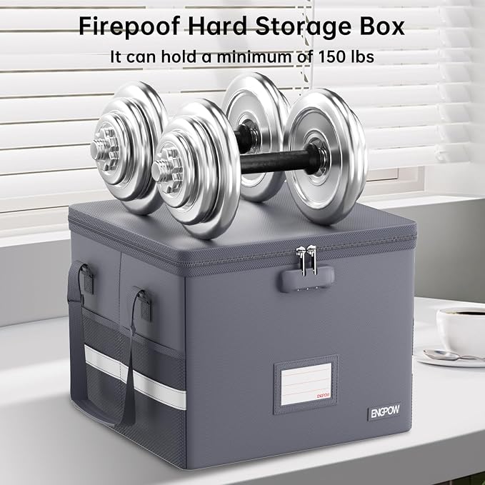 ENGPOW 5200°F File Box Fireproof Document Box - Image 6