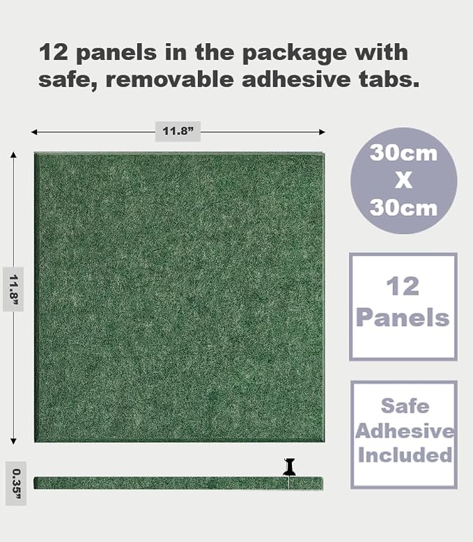 DECORITA Green Cork Board Alternative | Giant Pin Board Notice Board | Felt - Image 4