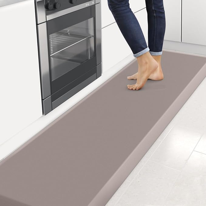 4/5 Inch Thick Kitchen Mats for Floor, StepRite Kitchen Rug for Standing Desk by Bringcushiontoyourlife
