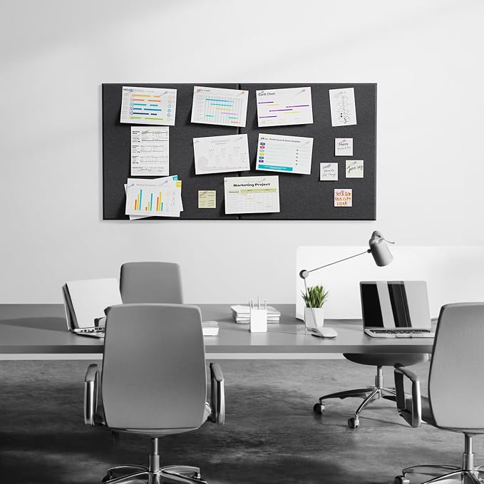 MaxGear Extra Large Bulletin Board 72" x 48", Pin Vision Board DIY Office & - Image 5