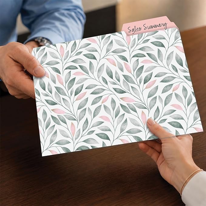 Current Charcoal & Coral File Folders Value Pack - Image 7