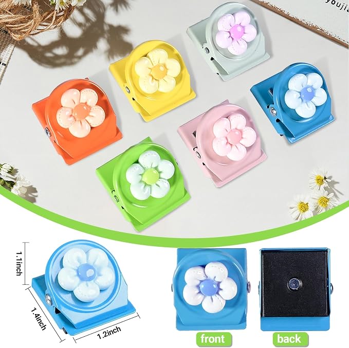 Decorative Magnetic Clips with Strong Magnets, Magnet Clips - Image 3