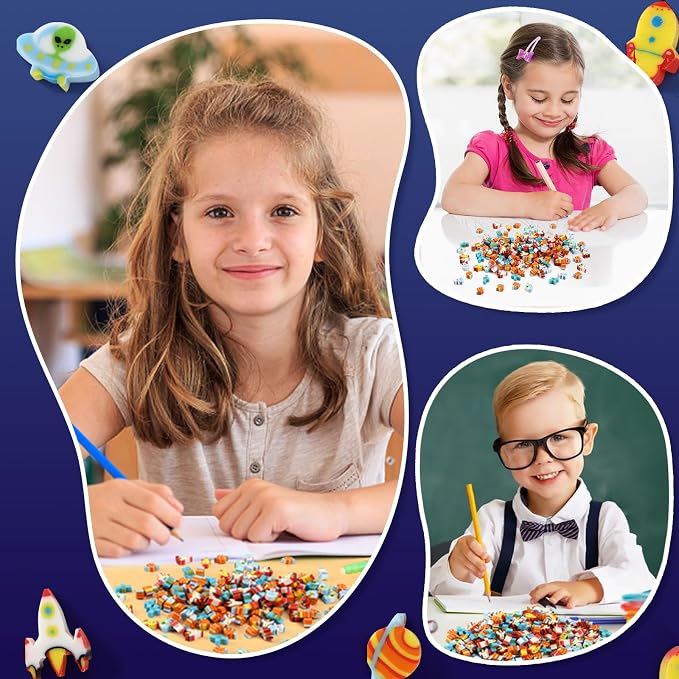 JUNEBRUSHS Space Mini Erasers - Image 6