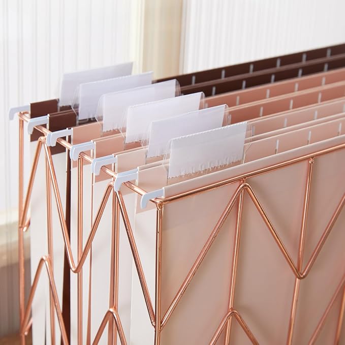 Y YOMA 6 Pack Gradient Hanging File Folders Letter Size Decorative Hanging - Image 6