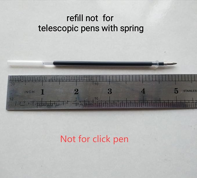 Gel Ink Pens Refills Black, 50 Pack Gel Refills - Image 3